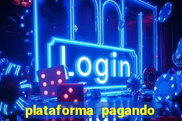 plataforma pagando no cadastro fortune tiger